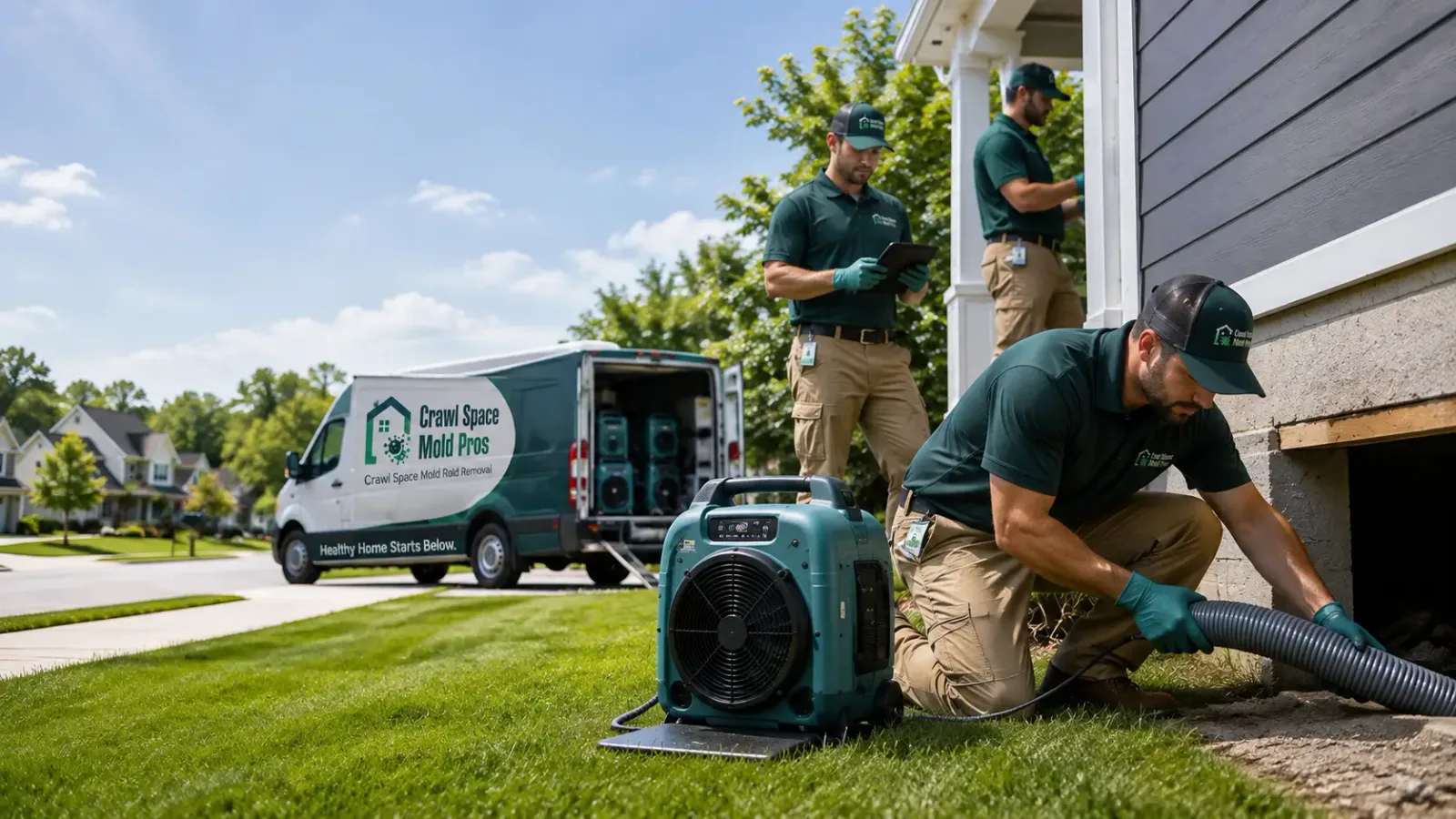 Crawl Space Mold Removal in Bartlett, IL